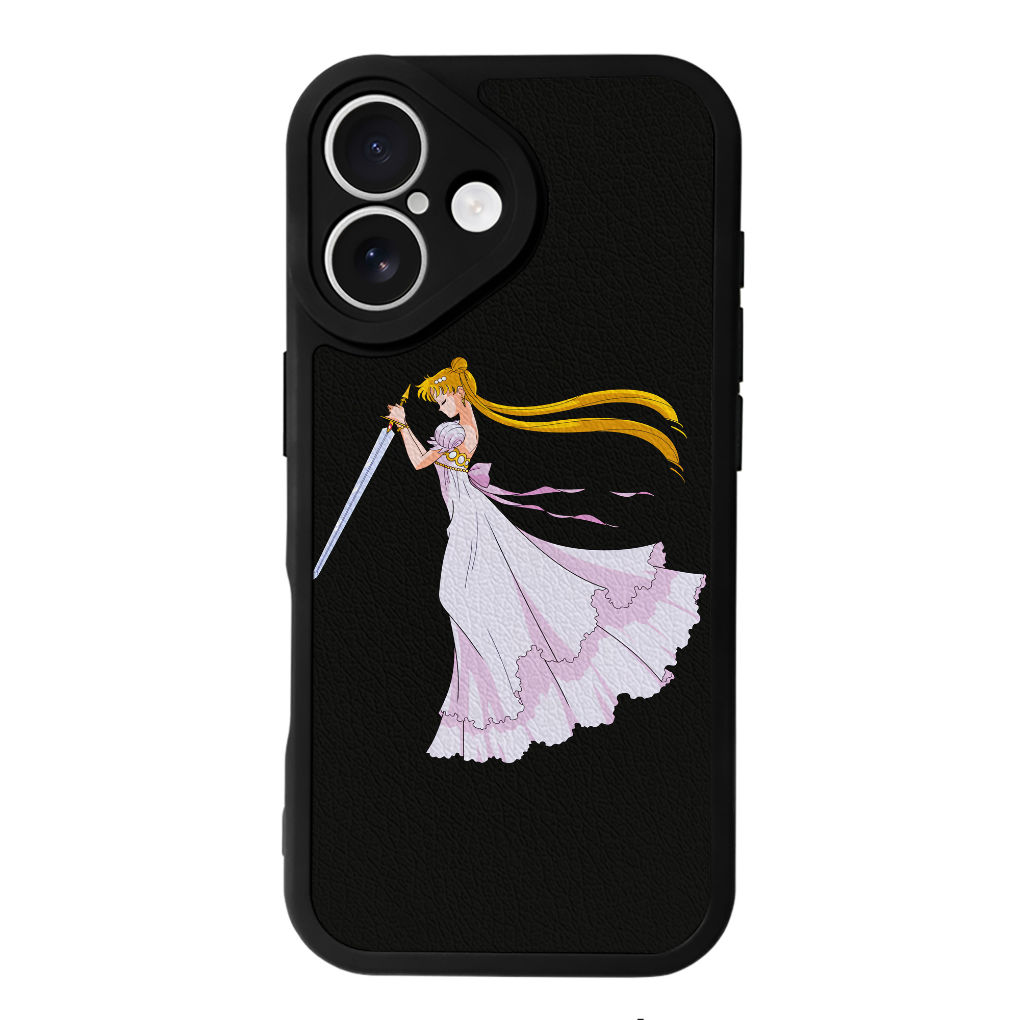 （画像用） 美少女戦士セーラームーン 愛野 美奈子 あいの みなこ Sailor Moon Aino Minako 【iPhone 16シリーズ対応】シリコンスマホケース（レザー調） 材質：シリコン